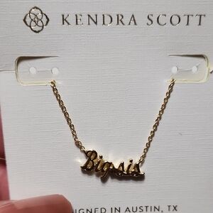 Kendra Scott Gold 'Big Sis' Necklace